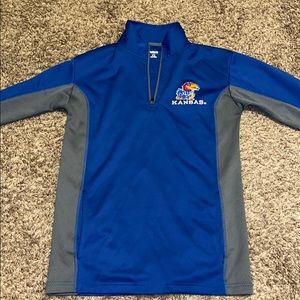 Men’s Size S Kansas Basketball Zip Front